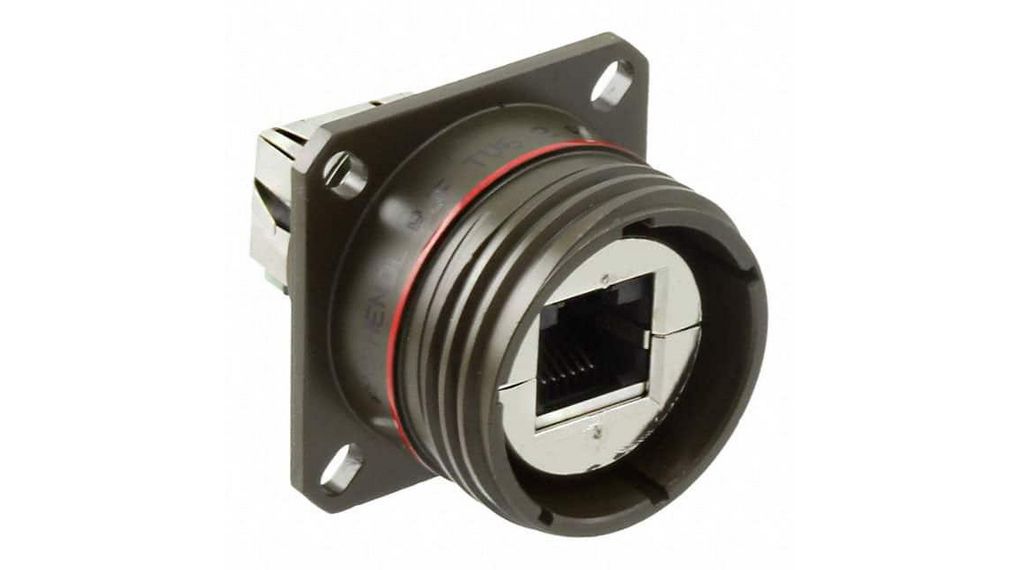 Connecteur, Prise, RJ45, Droit, CAT5e, Montage sur panneau